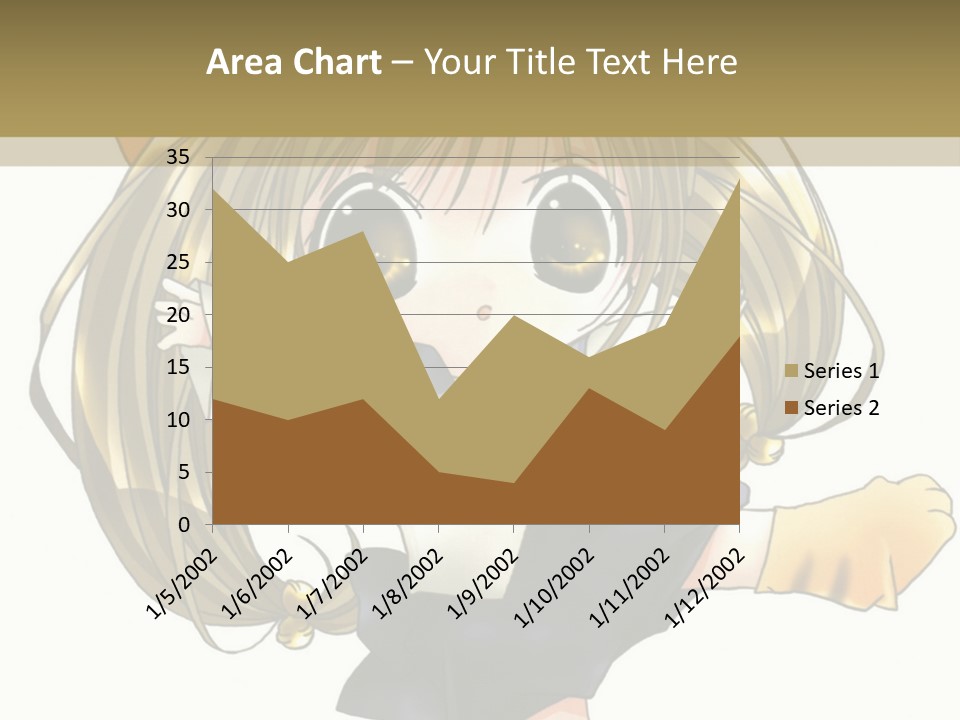 A Cartoon Girl With A Cat On Her Back PowerPoint Template