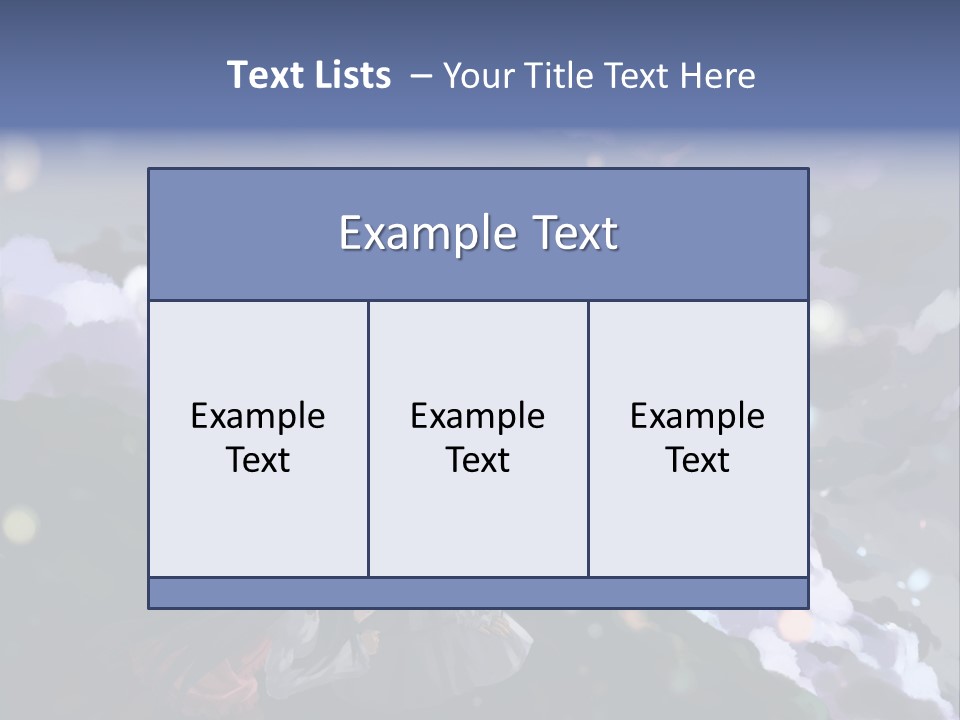 A Girl Sitting On A Hill With Clouds In The Background PowerPoint Template