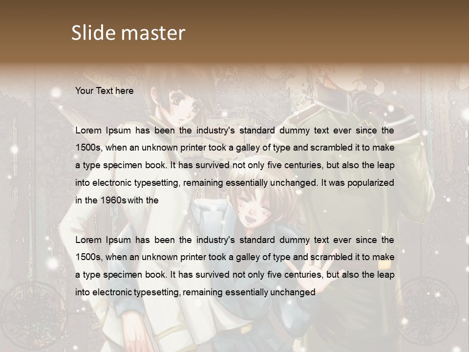 A Group Of People Standing Next To Each Other PowerPoint Template