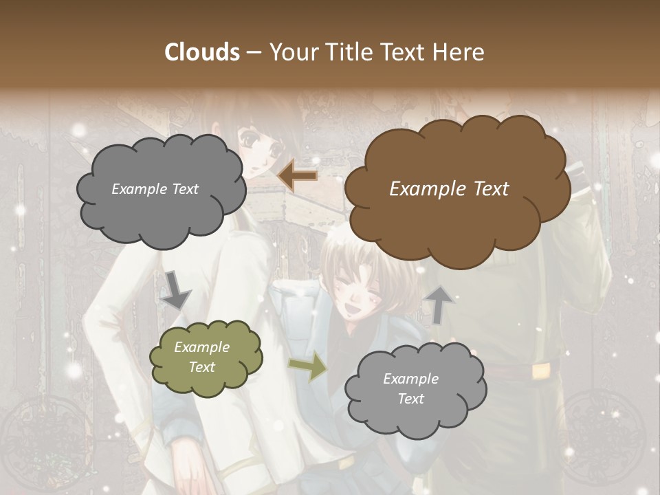 A Group Of People Standing Next To Each Other PowerPoint Template