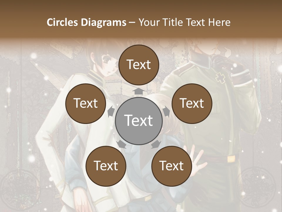 A Group Of People Standing Next To Each Other PowerPoint Template