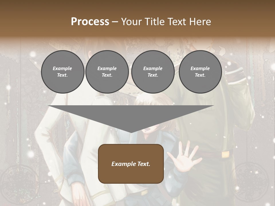 A Group Of People Standing Next To Each Other PowerPoint Template