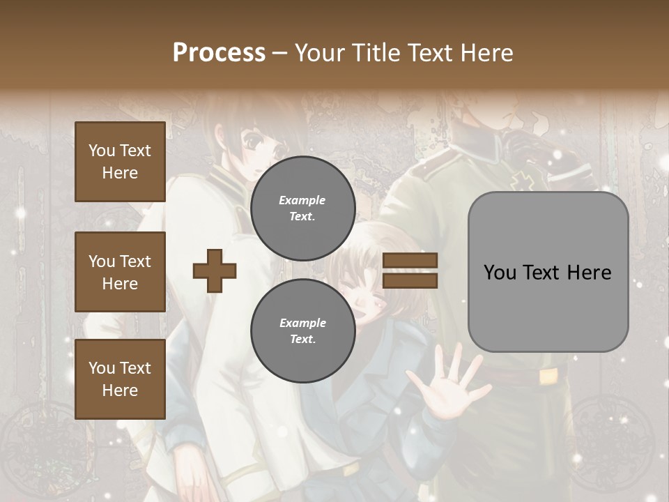 A Group Of People Standing Next To Each Other PowerPoint Template