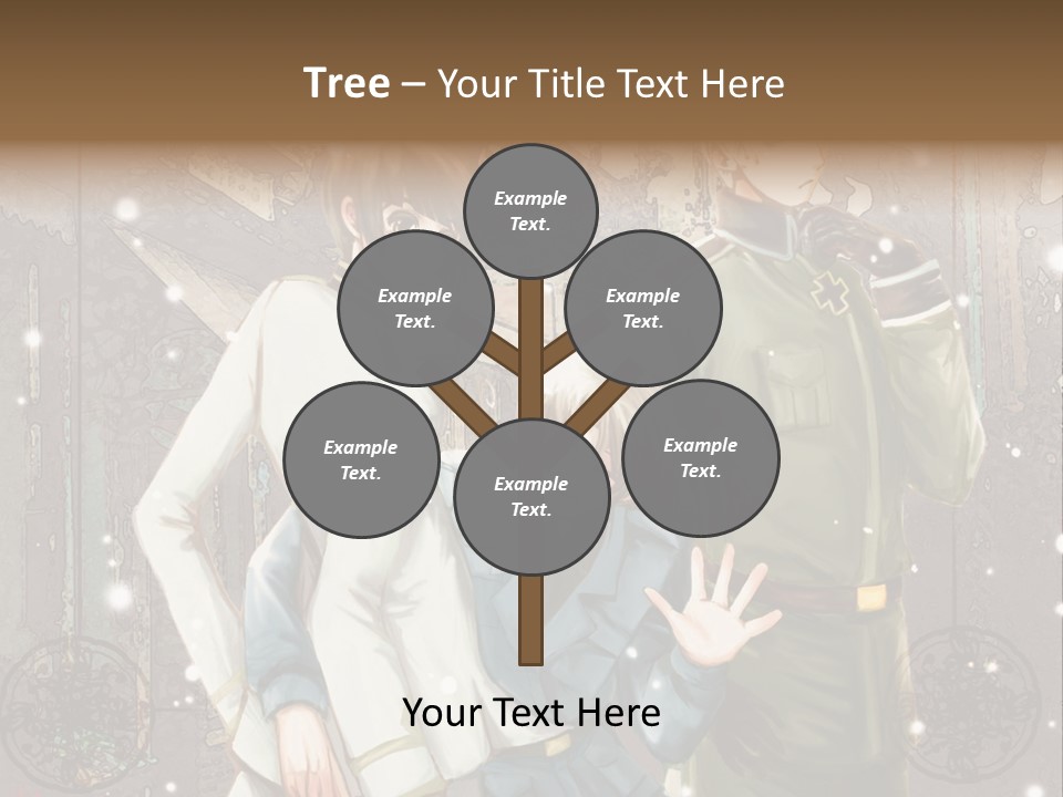 A Group Of People Standing Next To Each Other PowerPoint Template