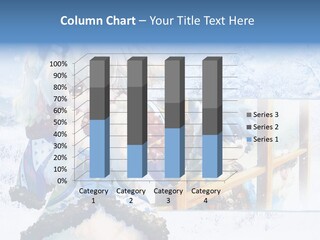 A Snow - Covered Landscape With Two Anime Characters PowerPoint Template