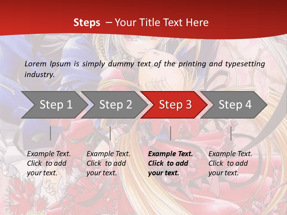 A Woman In A Red Dress Is Holding A Flower Powerpoint Presentation PowerPoint Template