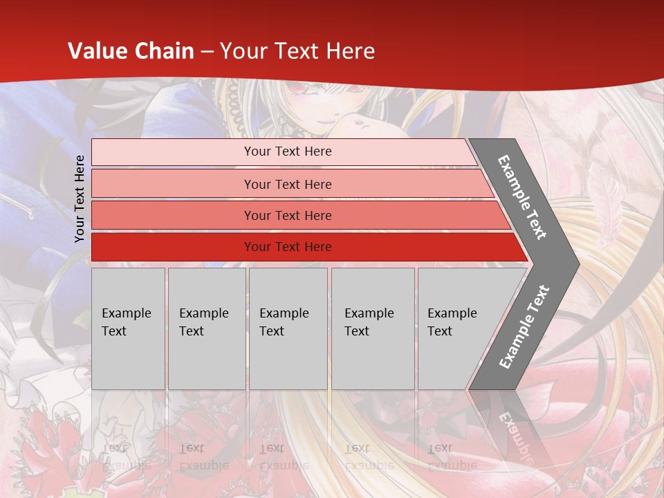 A Woman In A Red Dress Is Holding A Flower Powerpoint Presentation PowerPoint Template