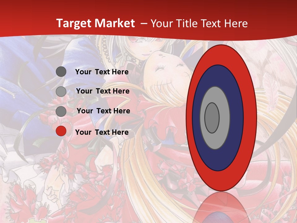 A Woman In A Red Dress Is Holding A Flower Powerpoint Presentation PowerPoint Template