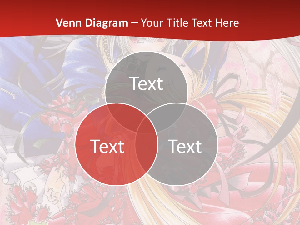 A Woman In A Red Dress Is Holding A Flower Powerpoint Presentation PowerPoint Template