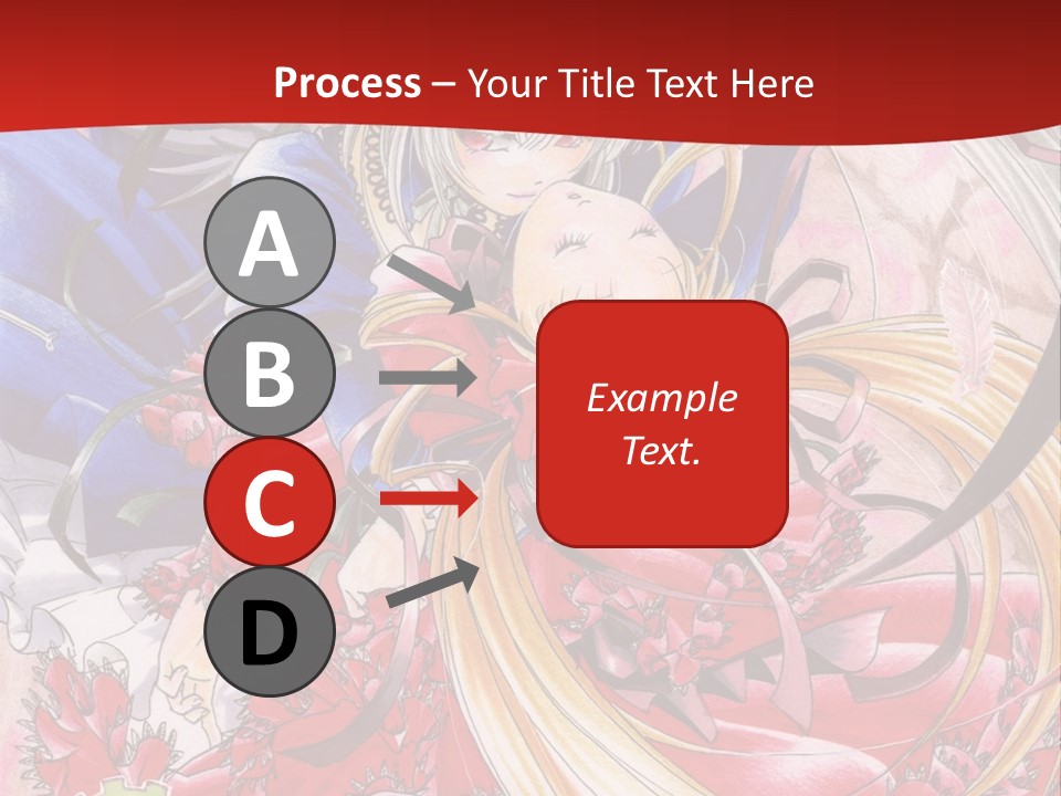 A Woman In A Red Dress Is Holding A Flower Powerpoint Presentation PowerPoint Template