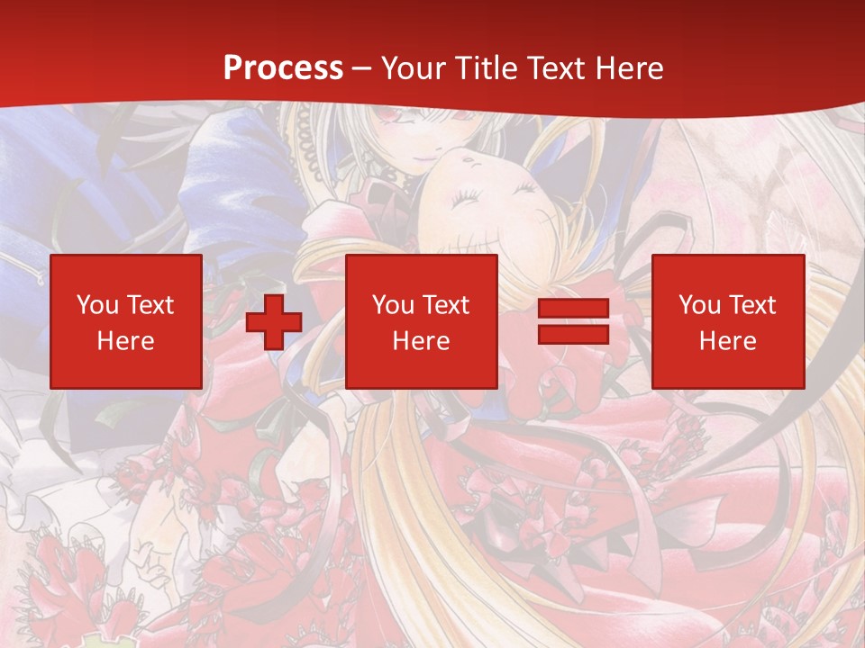 A Woman In A Red Dress Is Holding A Flower Powerpoint Presentation PowerPoint Template