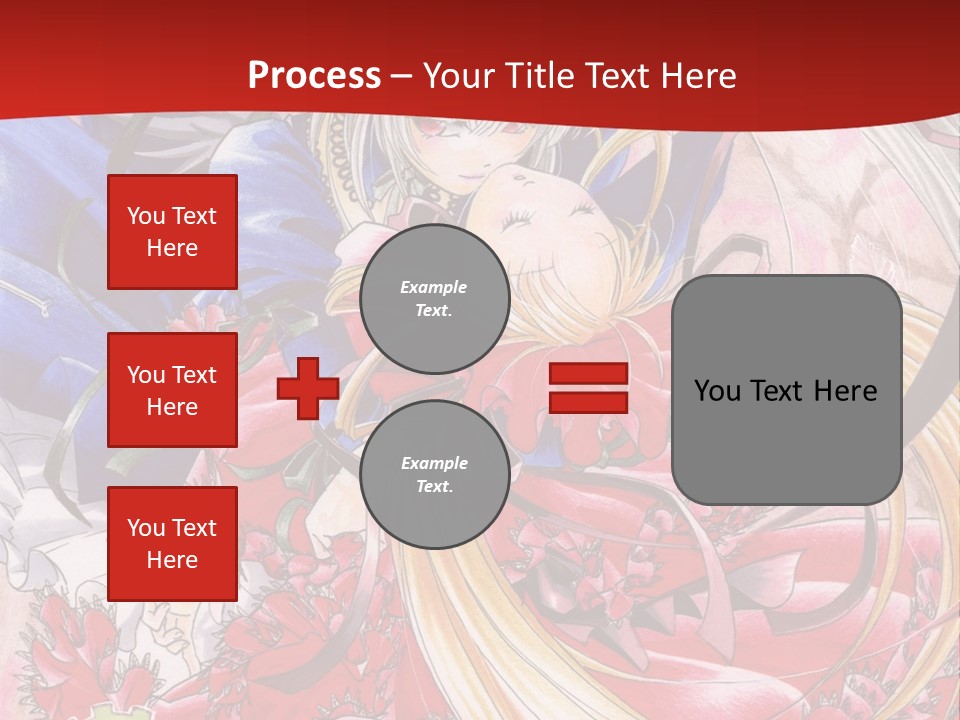 A Woman In A Red Dress Is Holding A Flower Powerpoint Presentation PowerPoint Template