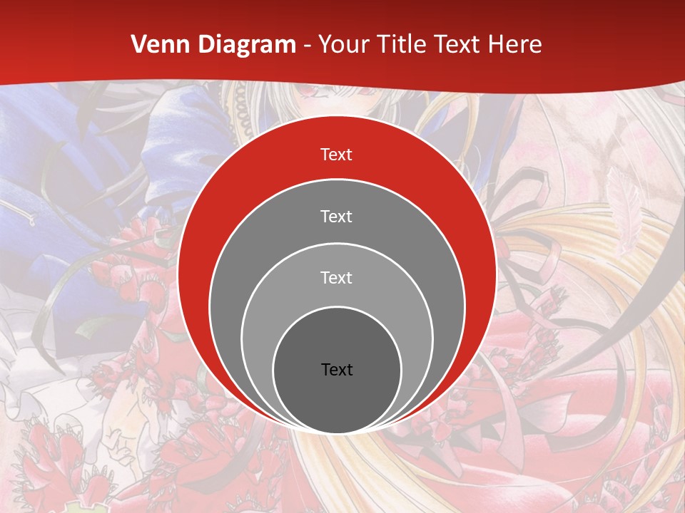 A Woman In A Red Dress Is Holding A Flower Powerpoint Presentation PowerPoint Template