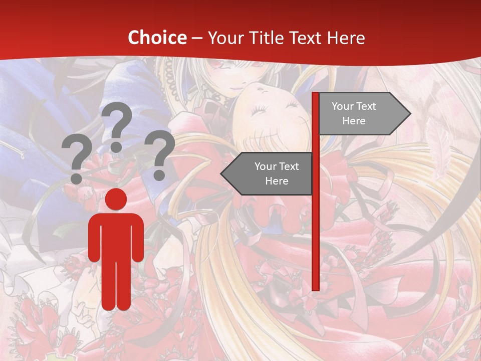 A Woman In A Red Dress Is Holding A Flower Powerpoint Presentation PowerPoint Template