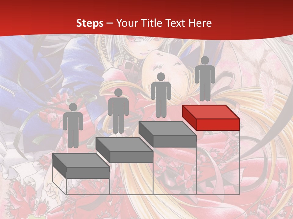 A Woman In A Red Dress Is Holding A Flower Powerpoint Presentation PowerPoint Template