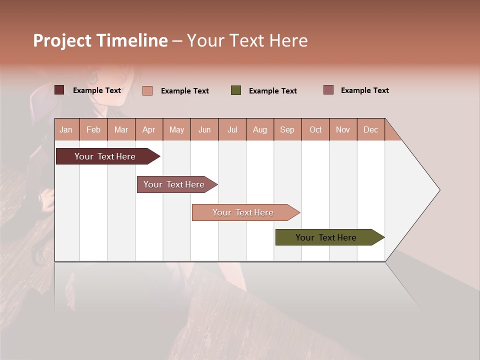 A Woman Sitting On The Floor With Her Legs Crossed PowerPoint Template