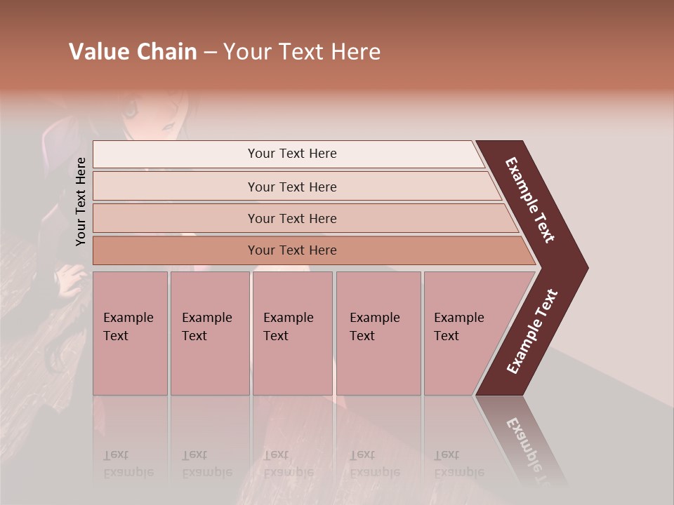 A Woman Sitting On The Floor With Her Legs Crossed PowerPoint Template