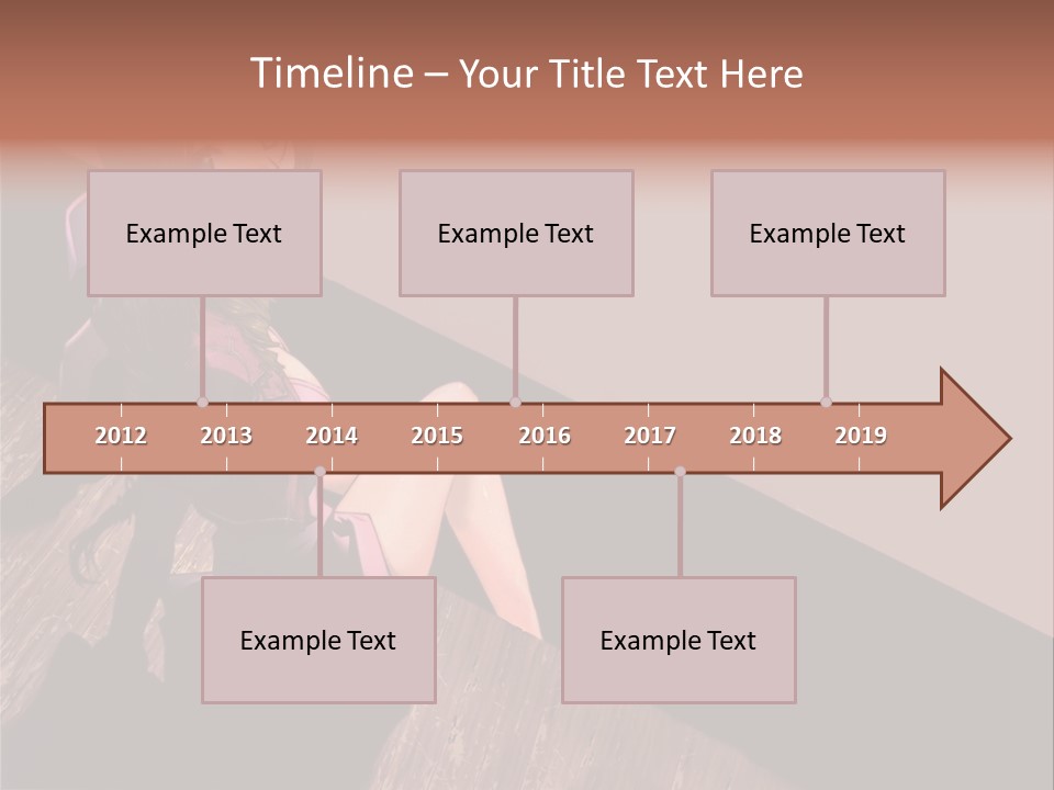 A Woman Sitting On The Floor With Her Legs Crossed PowerPoint Template