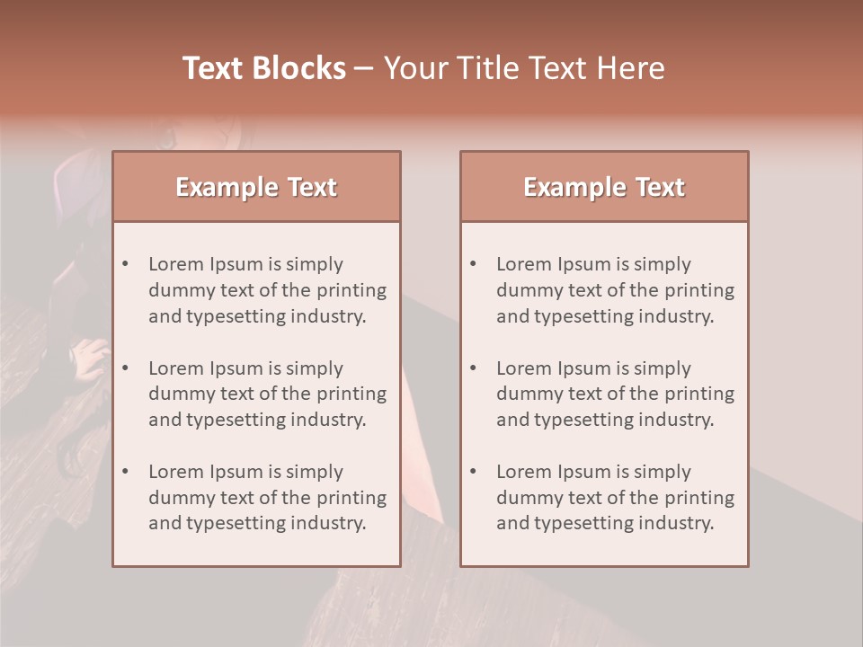 A Woman Sitting On The Floor With Her Legs Crossed PowerPoint Template