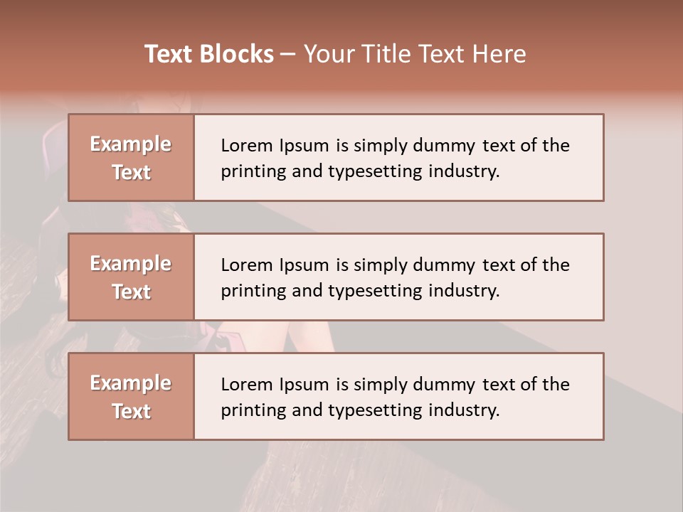 A Woman Sitting On The Floor With Her Legs Crossed PowerPoint Template