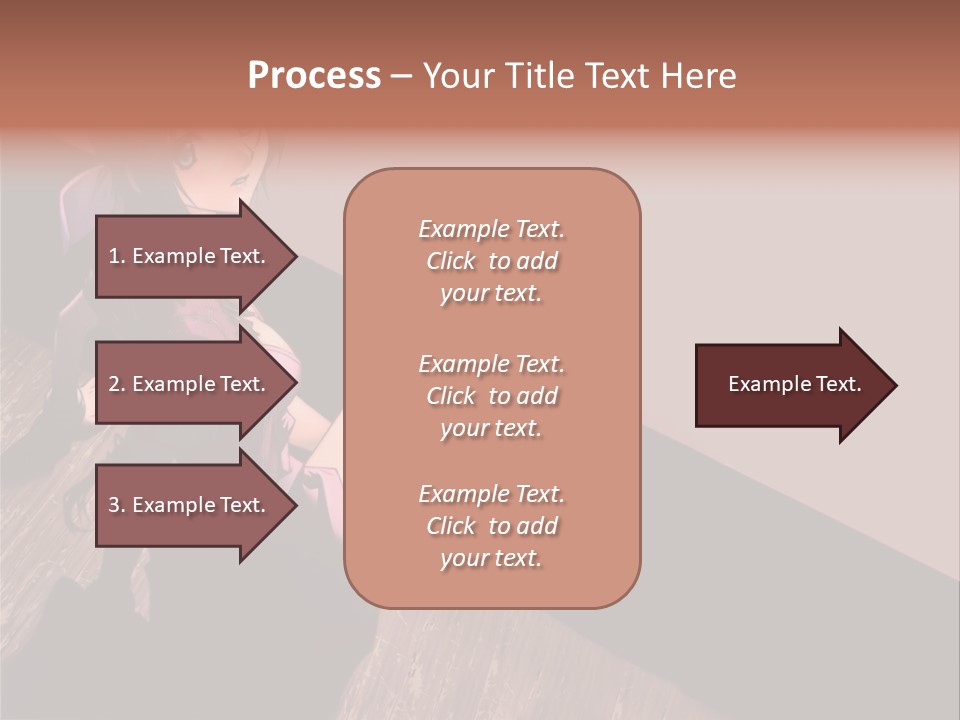 A Woman Sitting On The Floor With Her Legs Crossed PowerPoint Template