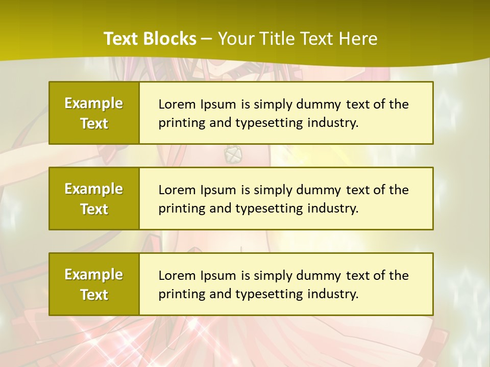A Girl In A Pink Dress With A Heart On Her Head PowerPoint Template