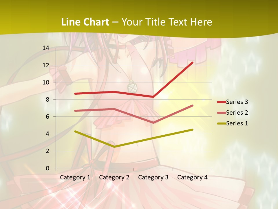 A Girl In A Pink Dress With A Heart On Her Head PowerPoint Template
