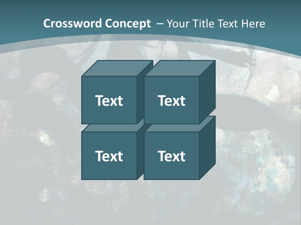 A Woman With Long Hair Standing In Front Of A Blue Background PowerPoint Template