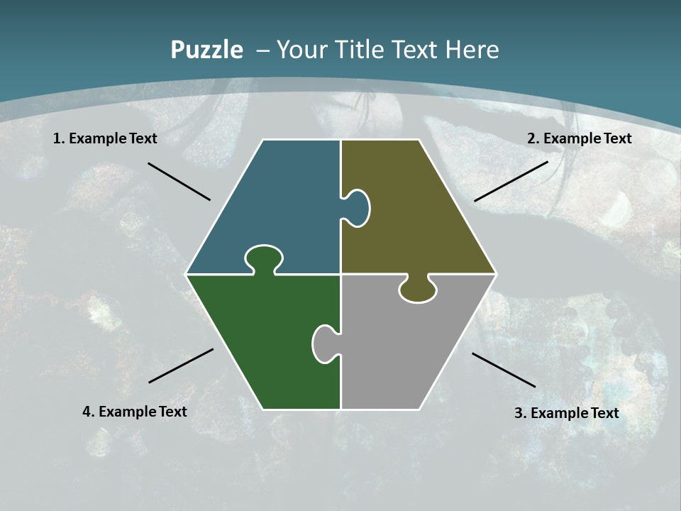 A Woman With Long Hair Standing In Front Of A Blue Background PowerPoint Template