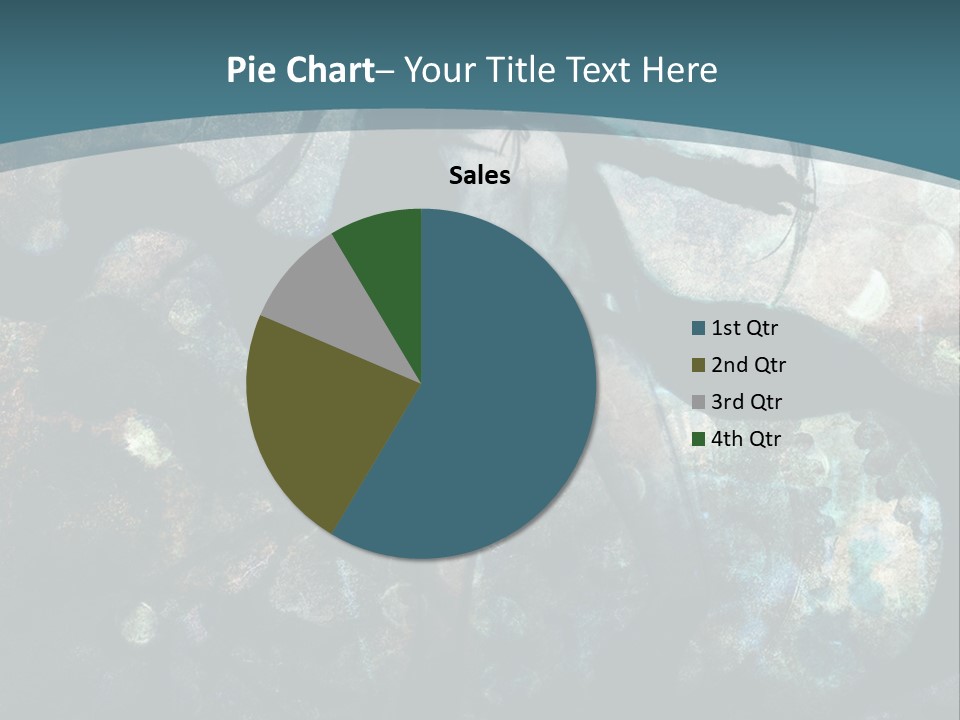 A Woman With Long Hair Standing In Front Of A Blue Background PowerPoint Template