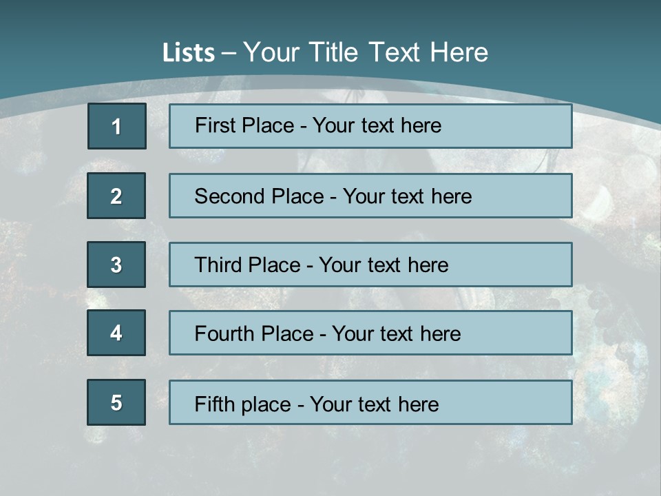 A Woman With Long Hair Standing In Front Of A Blue Background PowerPoint Template