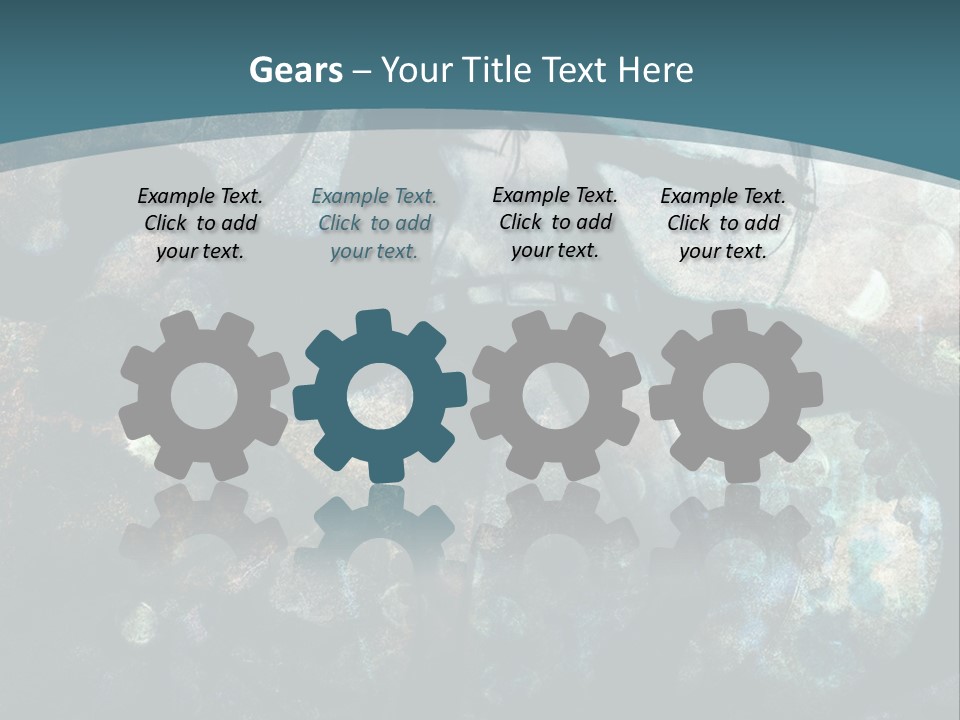 A Woman With Long Hair Standing In Front Of A Blue Background PowerPoint Template