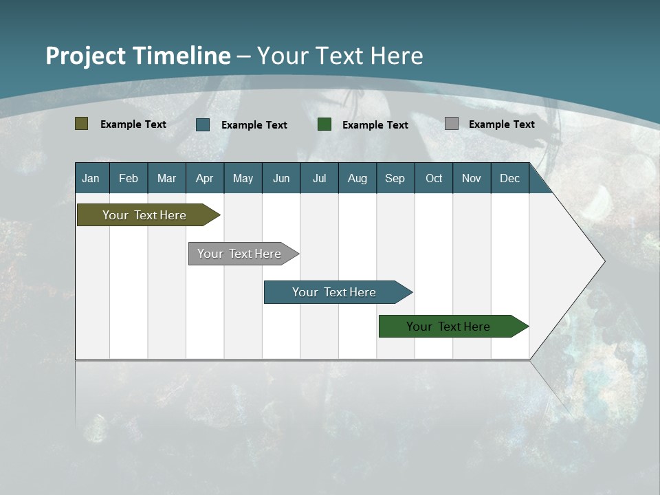 A Woman With Long Hair Standing In Front Of A Blue Background PowerPoint Template