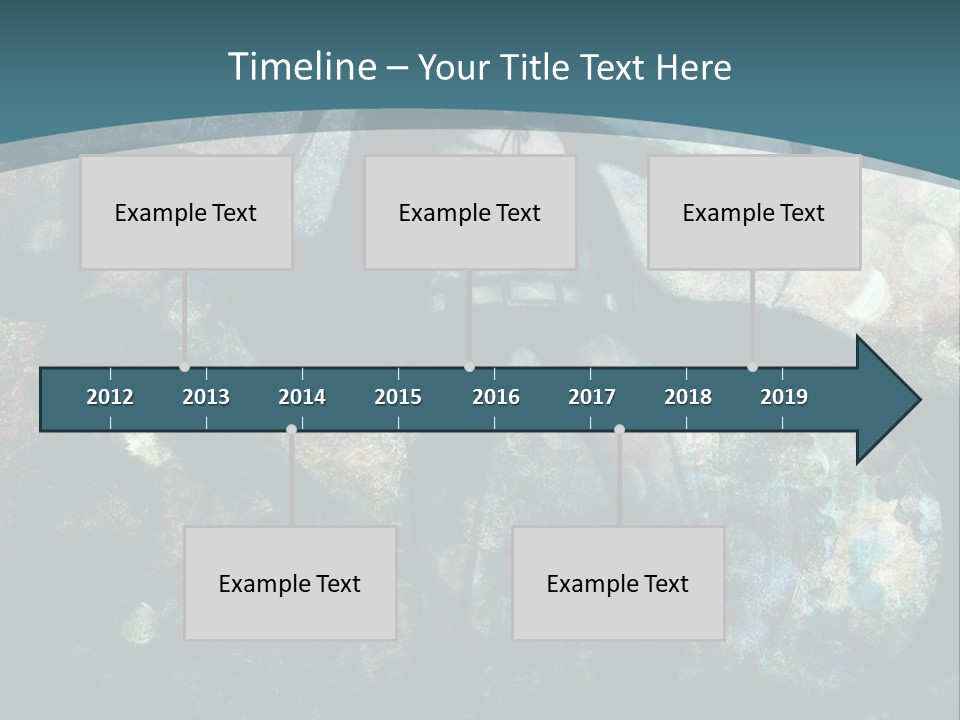 A Woman With Long Hair Standing In Front Of A Blue Background PowerPoint Template