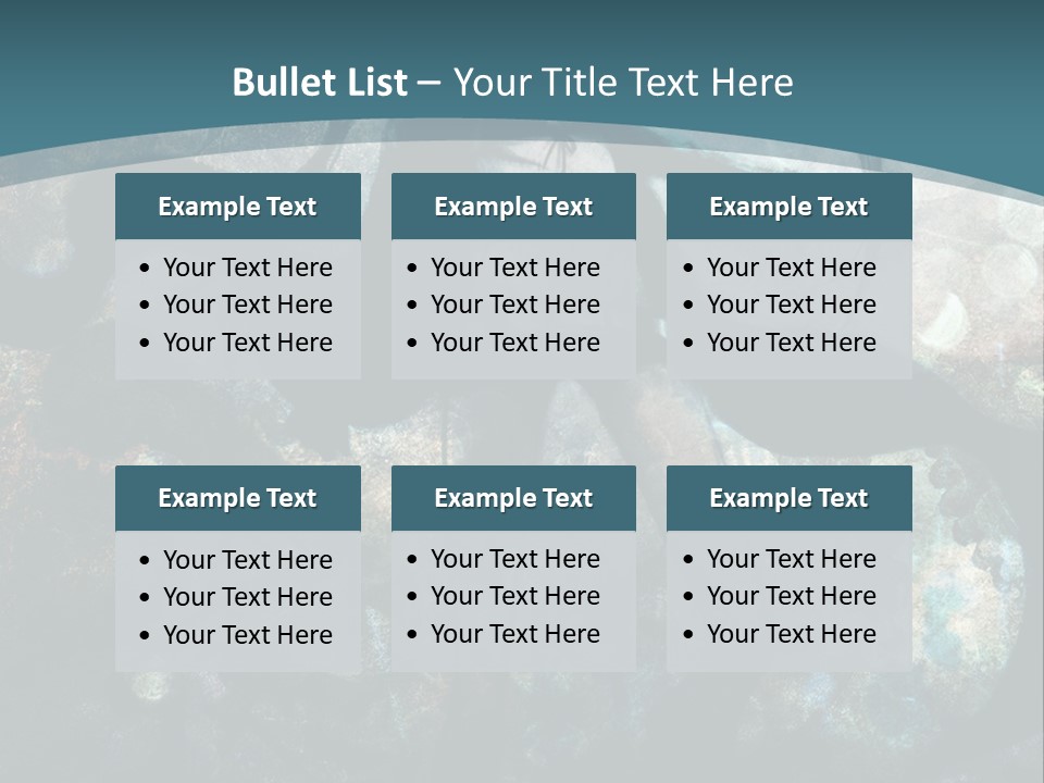 A Woman With Long Hair Standing In Front Of A Blue Background PowerPoint Template