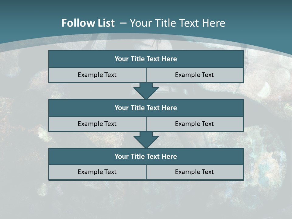 A Woman With Long Hair Standing In Front Of A Blue Background PowerPoint Template