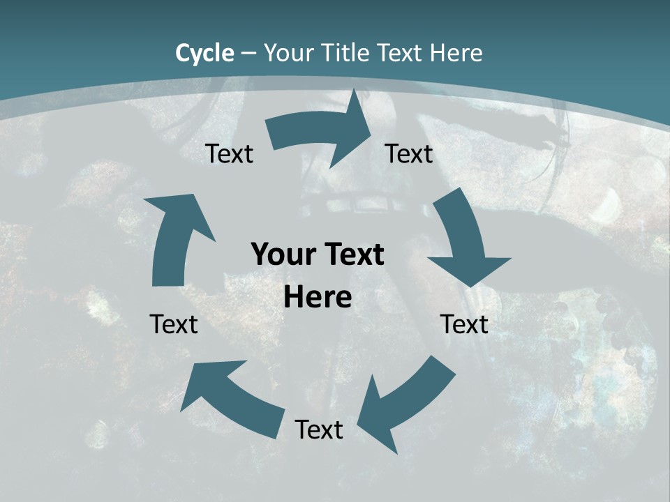 A Woman With Long Hair Standing In Front Of A Blue Background PowerPoint Template