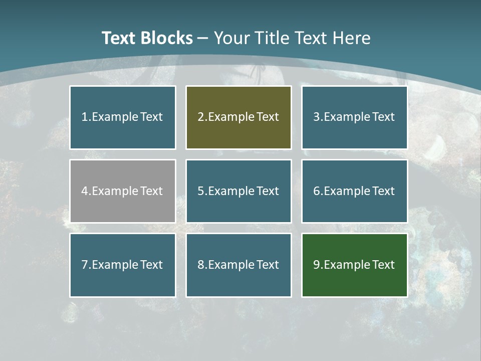 A Woman With Long Hair Standing In Front Of A Blue Background PowerPoint Template