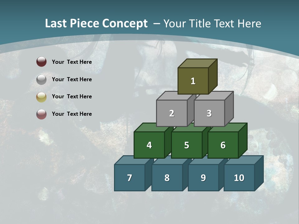 A Woman With Long Hair Standing In Front Of A Blue Background PowerPoint Template