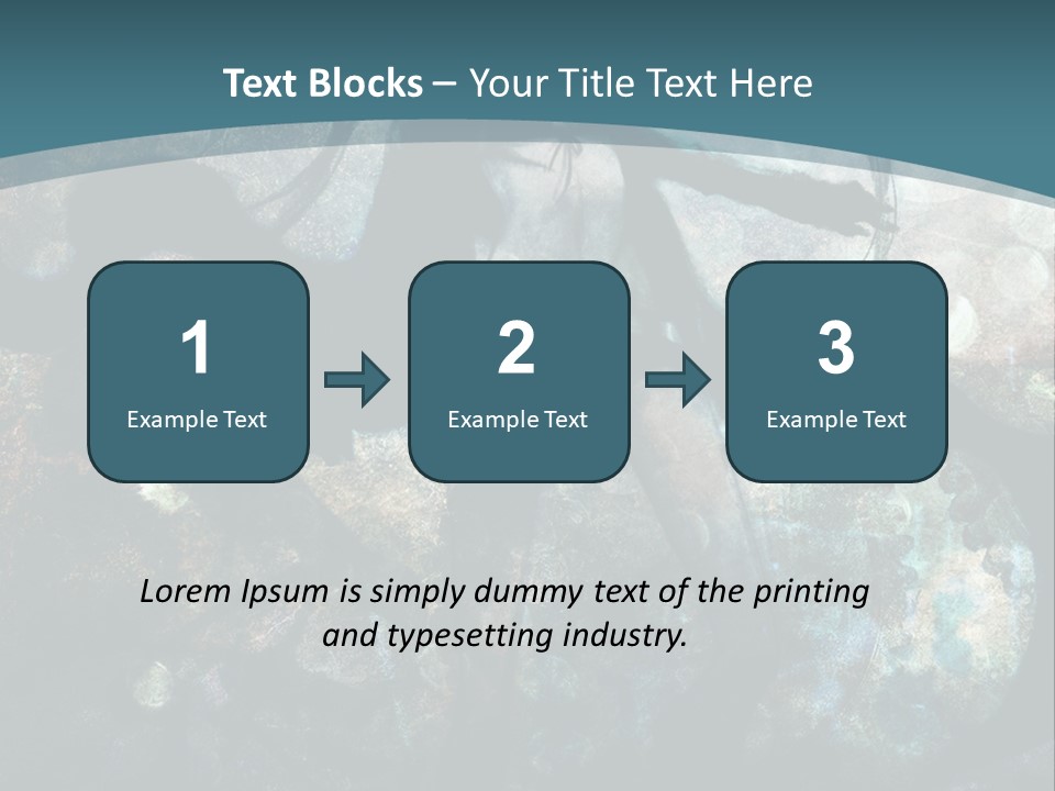 A Woman With Long Hair Standing In Front Of A Blue Background PowerPoint Template