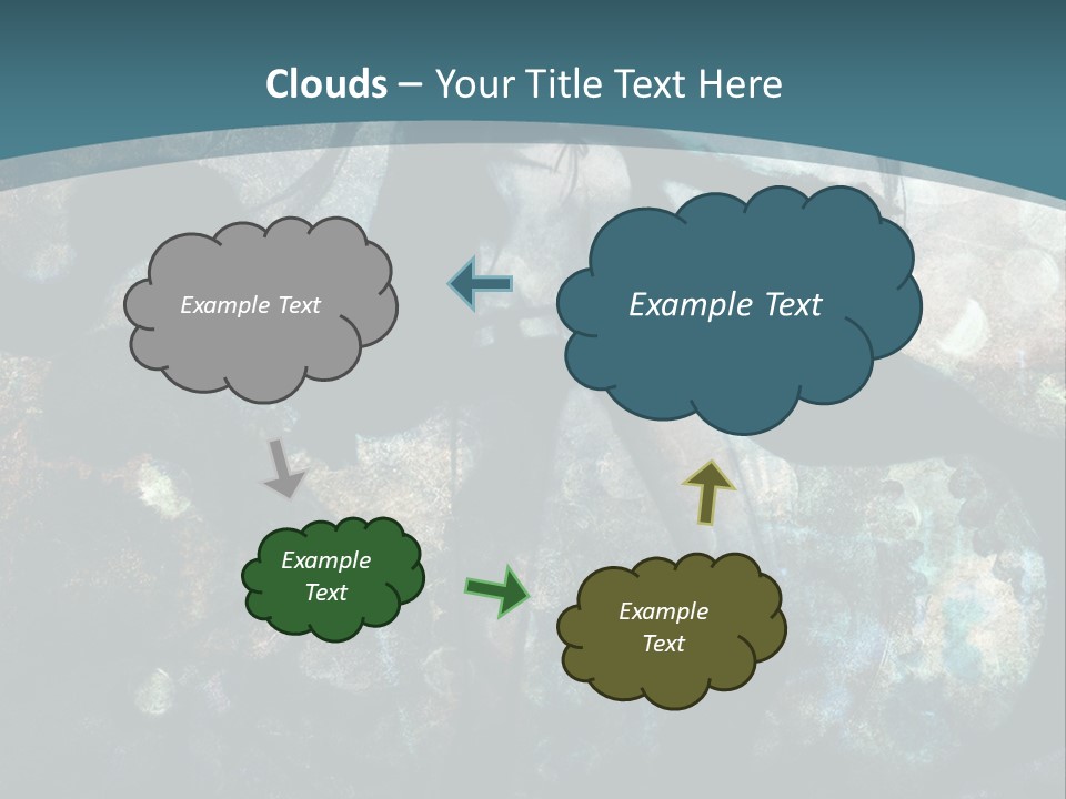 A Woman With Long Hair Standing In Front Of A Blue Background PowerPoint Template
