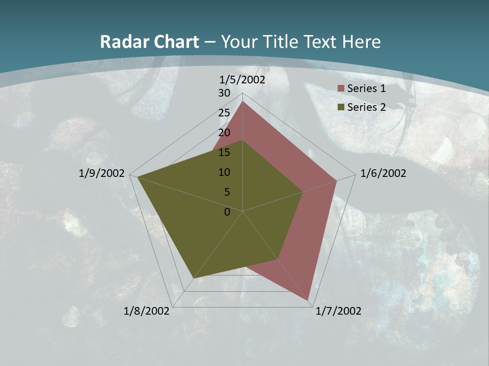 A Woman With Long Hair Standing In Front Of A Blue Background PowerPoint Template