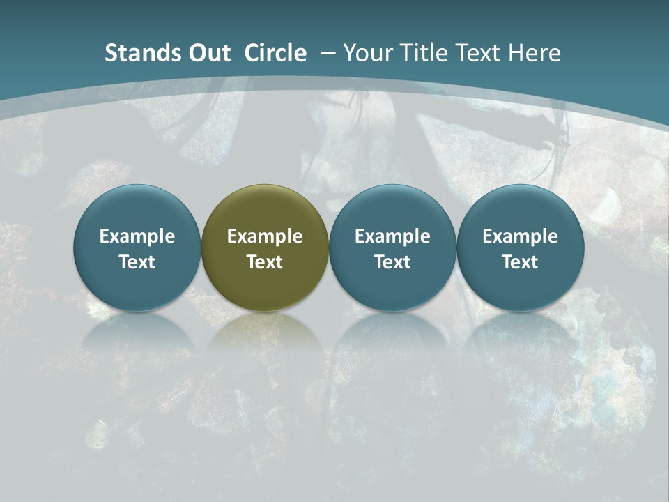 A Woman With Long Hair Standing In Front Of A Blue Background PowerPoint Template