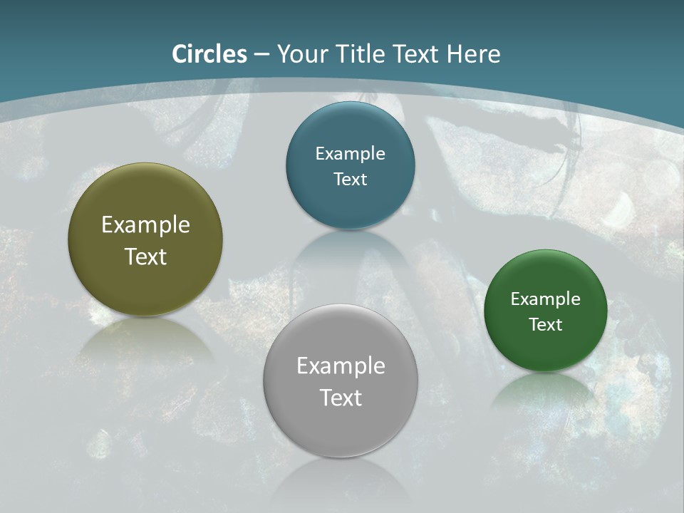 A Woman With Long Hair Standing In Front Of A Blue Background PowerPoint Template