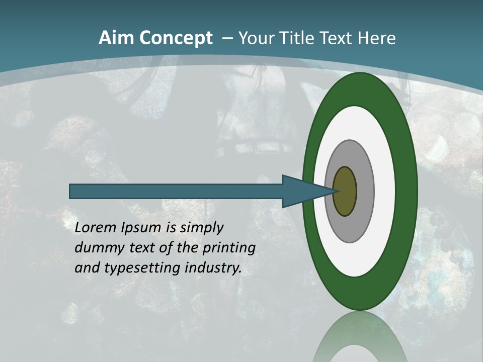 A Woman With Long Hair Standing In Front Of A Blue Background PowerPoint Template