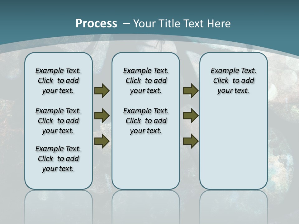 A Woman With Long Hair Standing In Front Of A Blue Background PowerPoint Template
