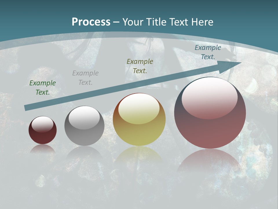 A Woman With Long Hair Standing In Front Of A Blue Background PowerPoint Template