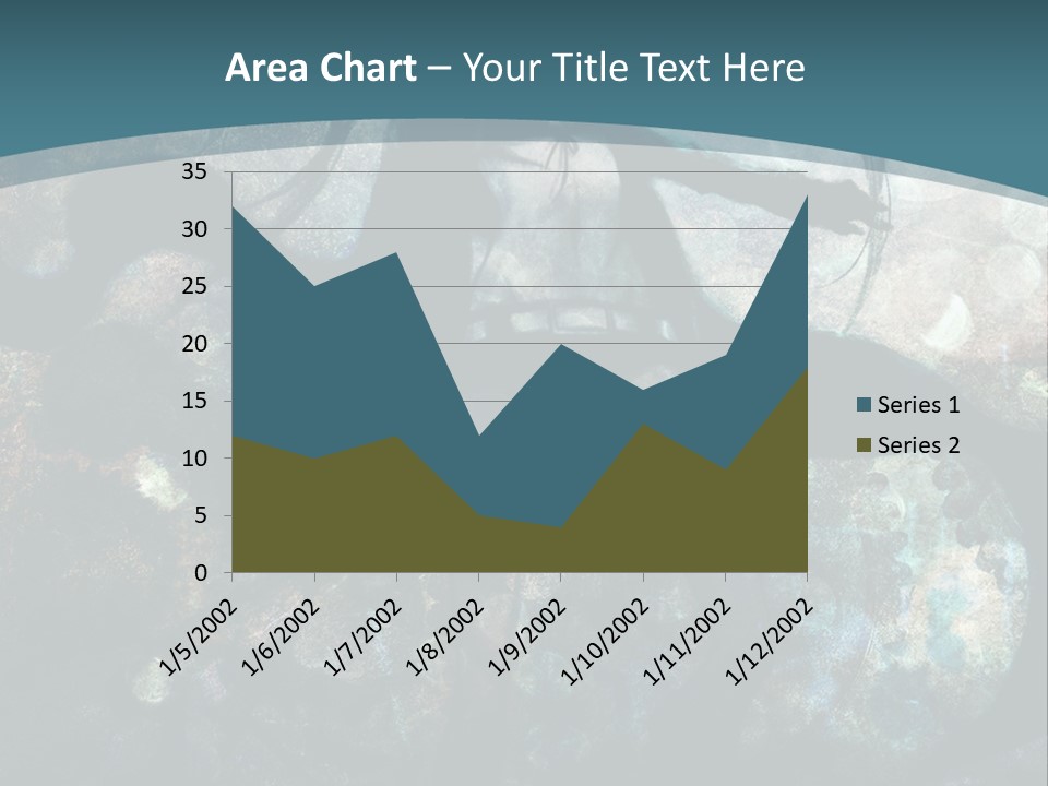 A Woman With Long Hair Standing In Front Of A Blue Background PowerPoint Template