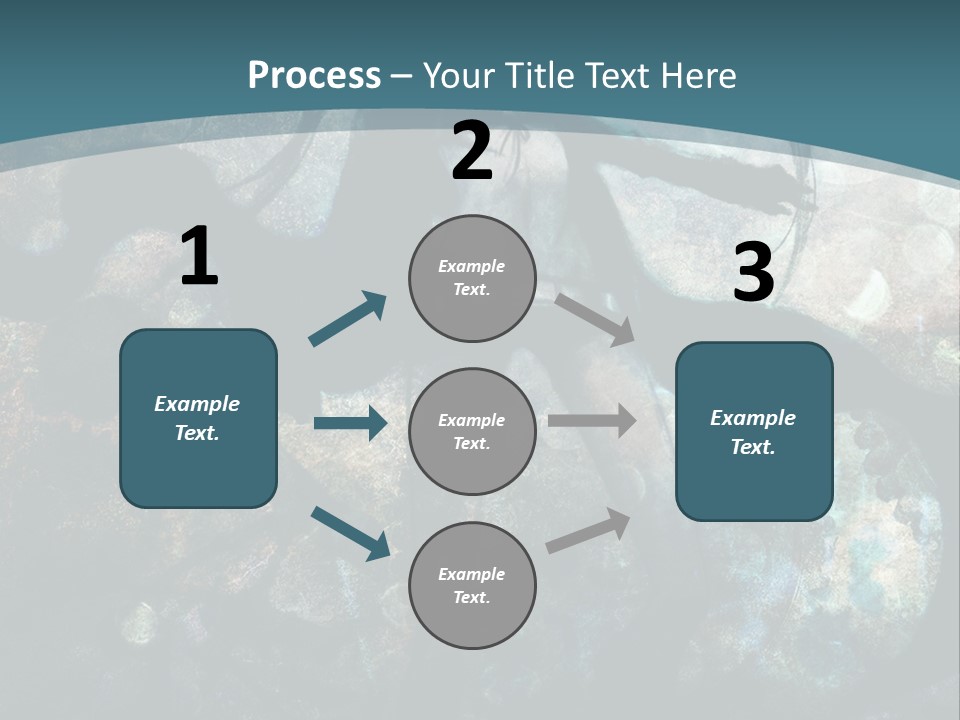 A Woman With Long Hair Standing In Front Of A Blue Background PowerPoint Template