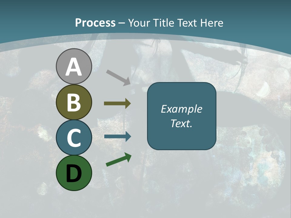 A Woman With Long Hair Standing In Front Of A Blue Background PowerPoint Template